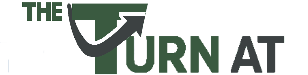 The Turn At logo - dark green horizontal version